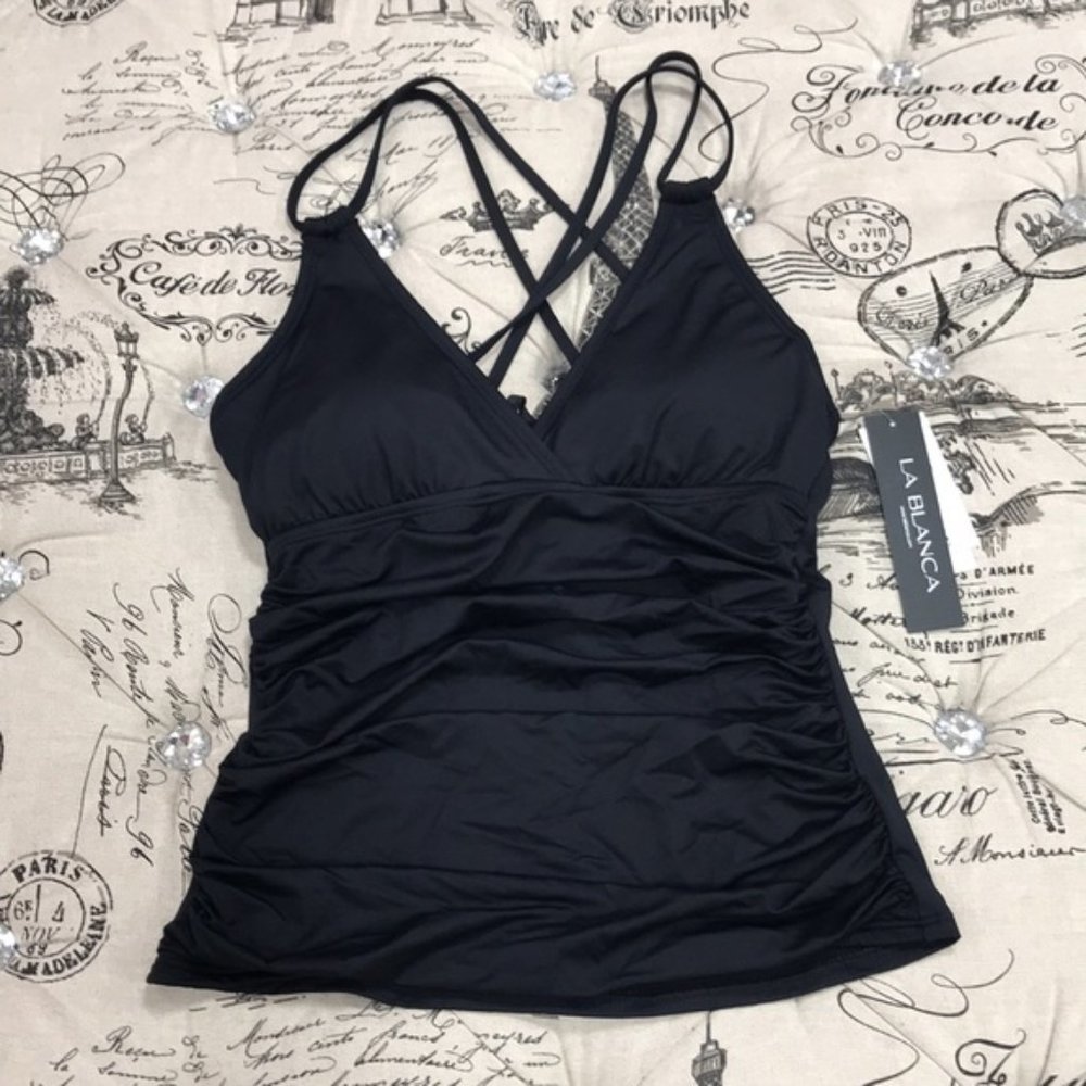 La Blanca Island Goddess Tankini Top - Picture 3 of 3